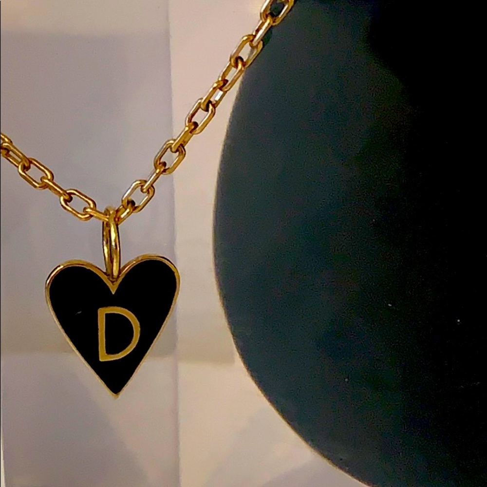 Jennifer Fisher gold and enamel heart charm